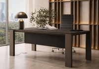 Scrivanie direzionali Collezione Ono con gambe in alluminio